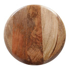 Set de 2 taburetes altos de metal y madera Atlas