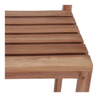 Set de 2 taburetes altos de teca Lina
