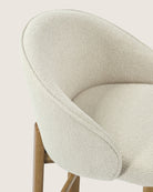 Set de 2 taburetes altos Talia roble Dolmen Beige