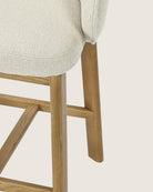 Set de 2 taburetes altos Talia roble Dolmen Beige