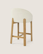 Set de 2 taburetes altos Talia roble Dolmen Beige
