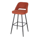 Set de 2 taburetes altos tapizados Lucy