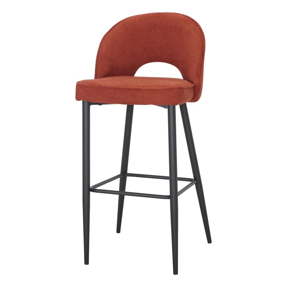 Set de 2 taburetes altos tapizados Mireia