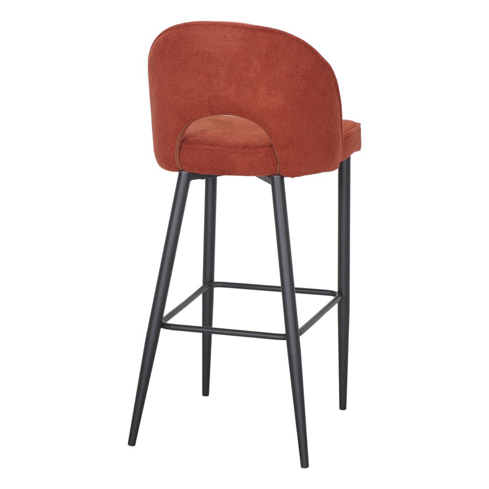 Set de 2 taburetes altos tapizados Mireia