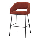 Set de 2 taburetes altos tapizados Olalla
