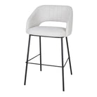 Set de 2 taburetes altos tapizados Olalla