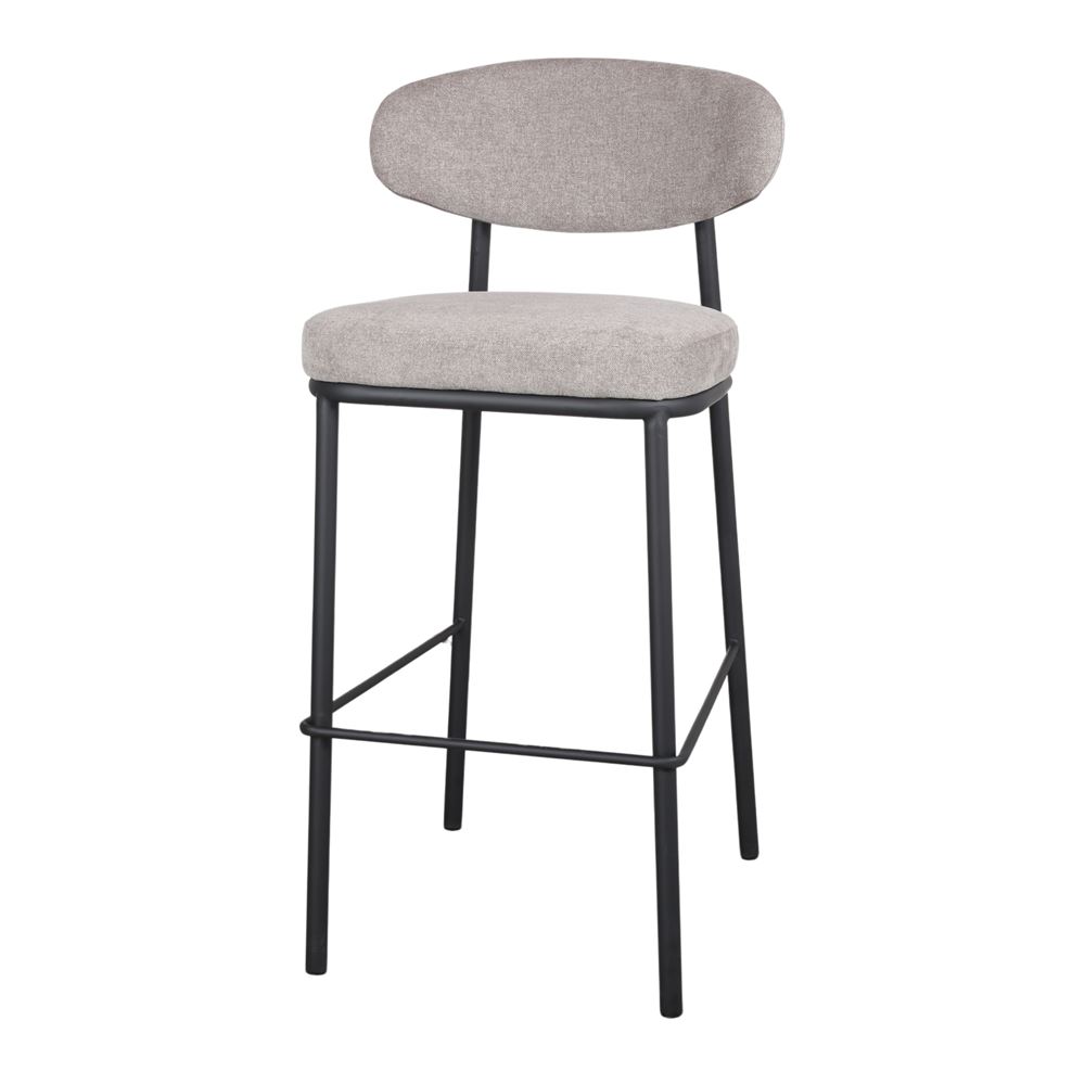 Set de 2 taburetes altos tapizados Ruchbah