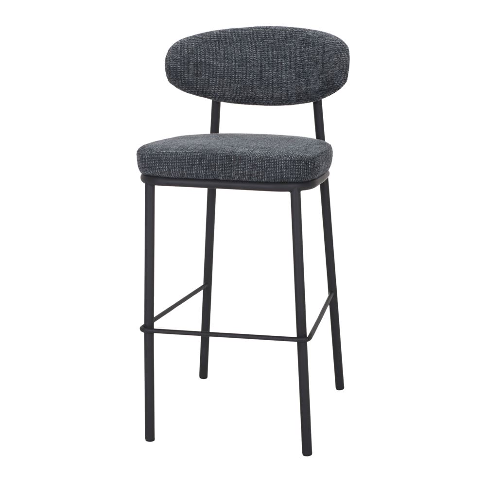 Set de 2 taburetes altos tapizados Ruchbah