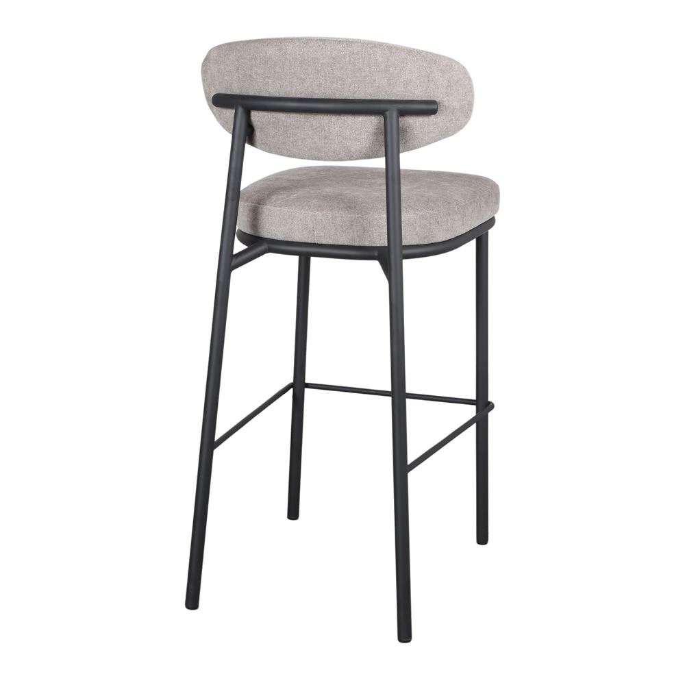 Set de 2 taburetes altos tapizados Ruchbah