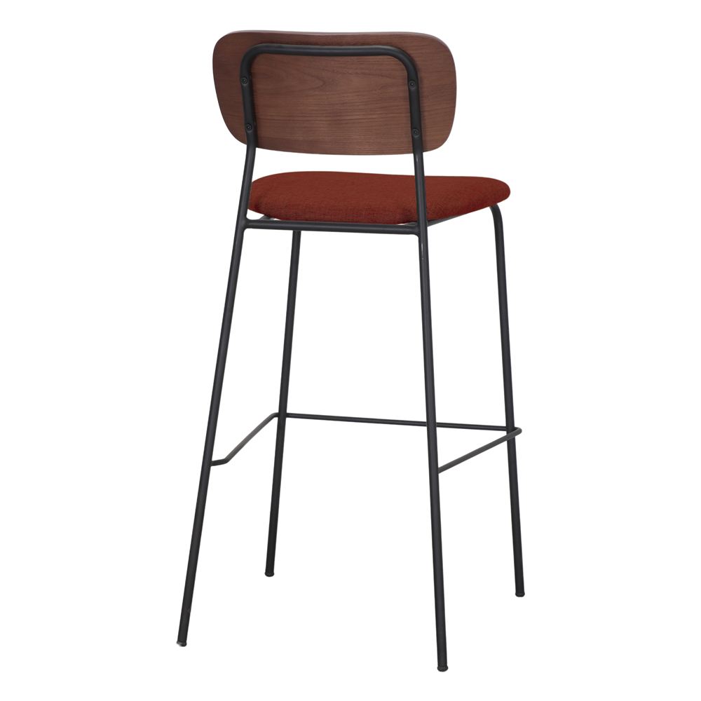 Set de 2 taburetes altos tapizados Sandra