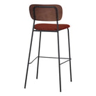 Set de 2 taburetes altos tapizados Sandra