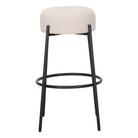 Set de 2 taburetes altos tapizados Thierry