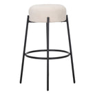 Set de 2 taburetes altos tapizados Thierry
