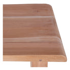 Set de 2 taburetes bajos de madera tropical Edgardo