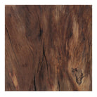 Set de 2 taburetes bajos tronco de madera Luce