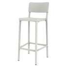 Set de 2 taburetes de exterior con respaldo Ilenia