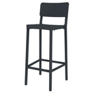 Set de 2 taburetes de exterior con respaldo Ilenia