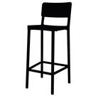 Set de 2 taburetes de exterior con respaldo Ilenia