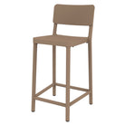 Set de 2 taburetes de exterior con respaldo Ilenia
