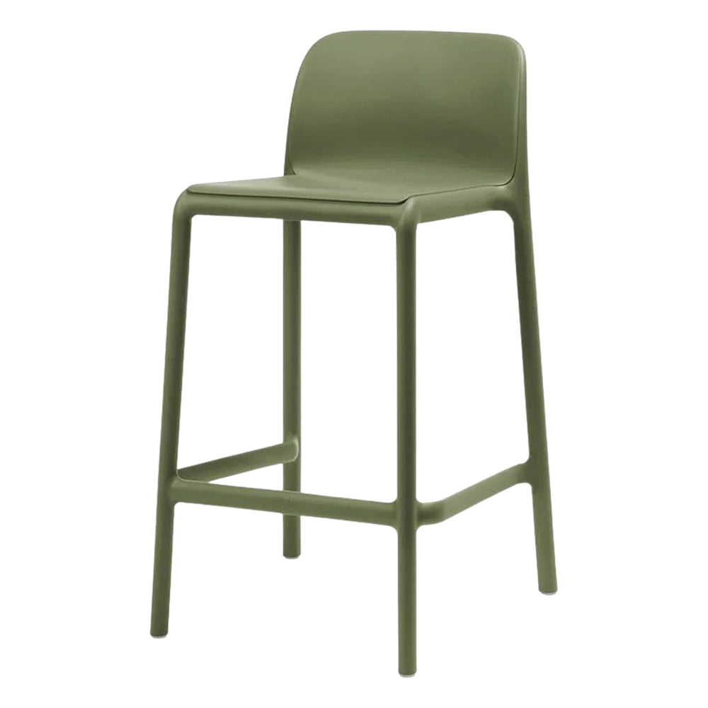 Set de 2 taburetes de exterior de polipropileno mini Jacobo