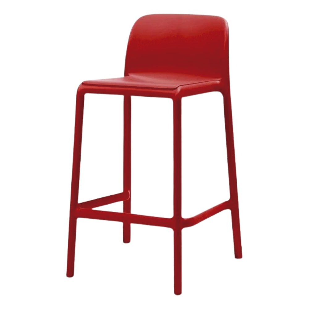 Set de 2 taburetes de exterior de polipropileno mini Jacobo