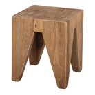 Set de 2 taburetes de pino reciclado Alessio