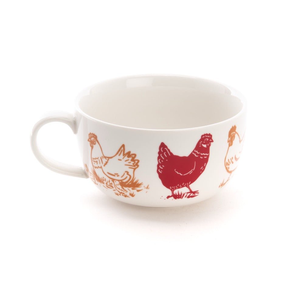 Set de 2 Tazas de Desayuno Gallina - pino_y_jacaranda