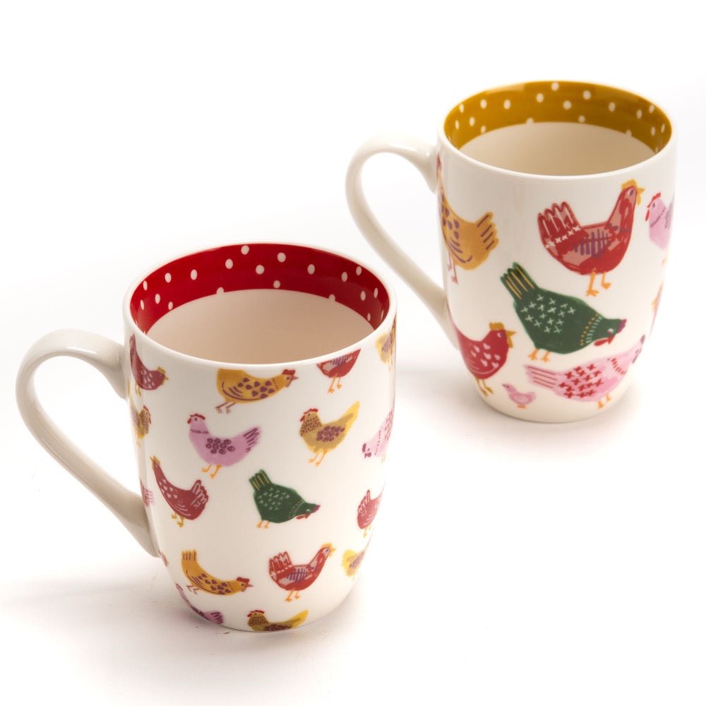Set de 2 Tazas Gallinero - pino_y_jacaranda