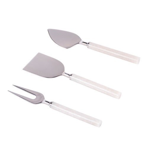 Set de 3 Cubiertos para Queso Nácar - pino_y_jacaranda