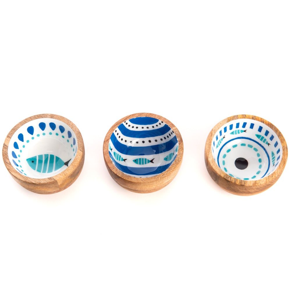 Set de 3 Cuencos Pequeños de Madera Beirut - pino_y_jacaranda