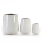 Set de 3 maceteros de gres Portofino