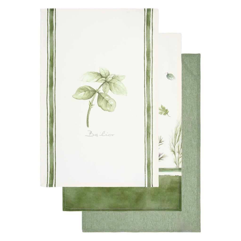 Set de 3 Paños de Cocina y Cesta Cultivo - pino_y_jacaranda