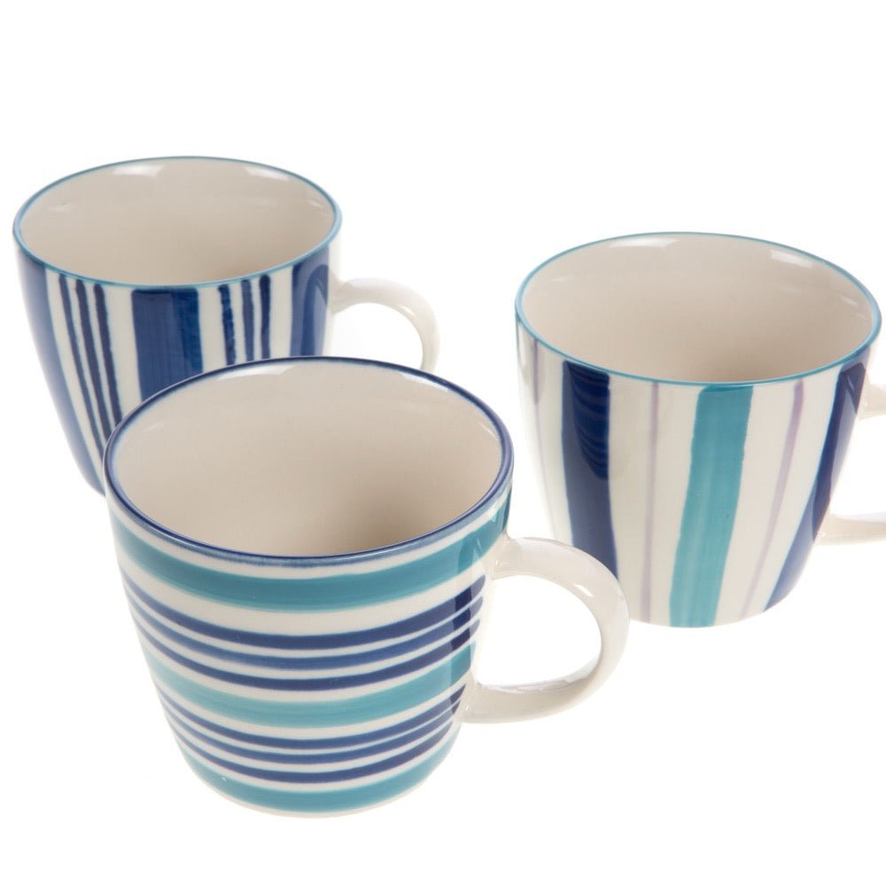 Set de 3 Tazas Rayadas Marinas - pino_y_jacaranda