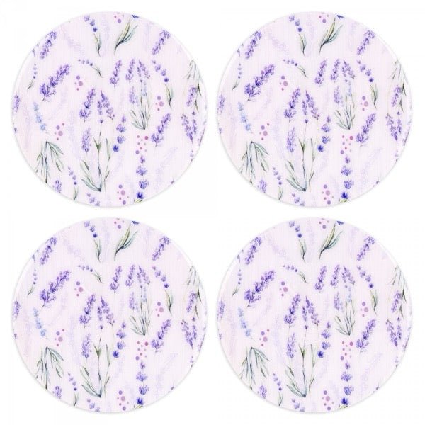 Set de 4 Posavasos Lavanda - pino_y_jacaranda