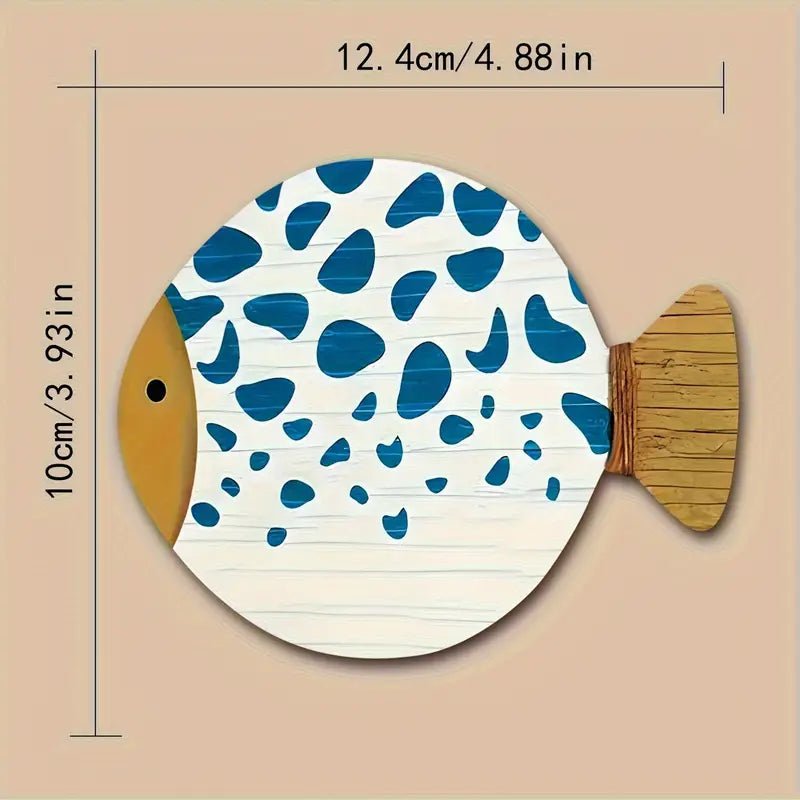Set de 4 Posavasos Peces Mediterráneos - pino_y_jacaranda