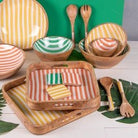 Set de 4 Posavasos Vivo - pino_y_jacaranda