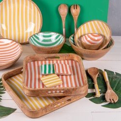 Set de 4 Posavasos Vivo - pino_y_jacaranda