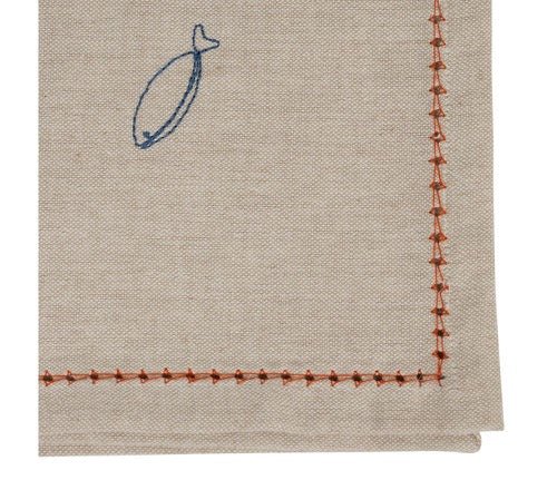 Set de 4 Servilletas Oceanía - pino_y_jacaranda