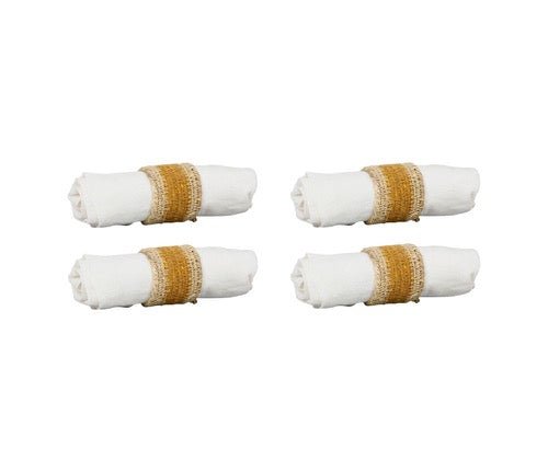 Set de 4 Servilleteros Anillo Natural - pino_y_jacaranda