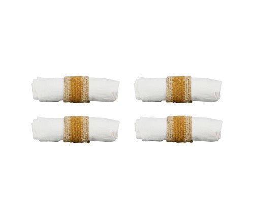 Set de 4 Servilleteros Anillo Natural - pino_y_jacaranda