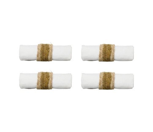 Set de 4 Servilleteros Anillo Natural - pino_y_jacaranda
