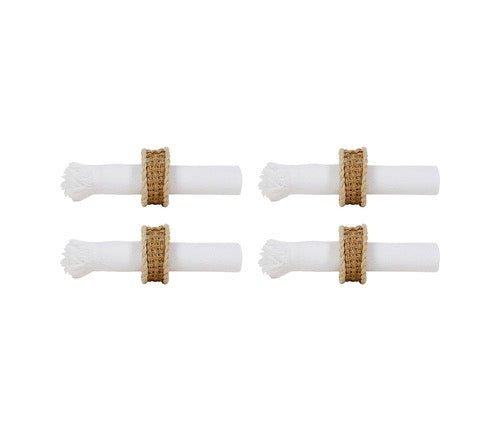 Set de 4 Servilleteros Aros de Mesa - pino_y_jacaranda
