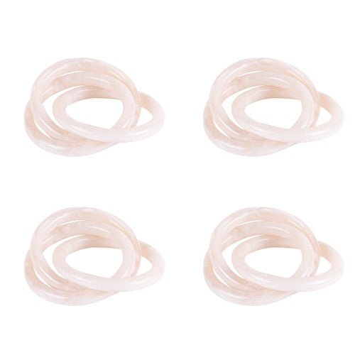 Set de 4 Servilleteros Nácar - pino_y_jacaranda