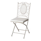 Set de 4 sillas plegables de metal Ignacia