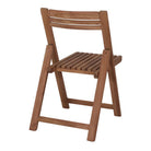 Set de 4 sillas plegables de teca Hugo