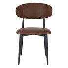 Set de 4 sillas tapizadas con patas de aguja Antares