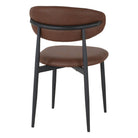 Set de 4 sillas tapizadas con patas de aguja Antares