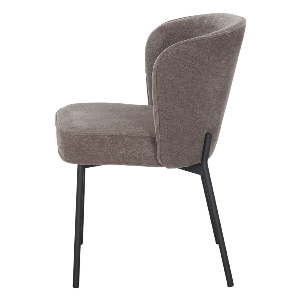 Set de 4 sillas tapizadas con vivos Eladio