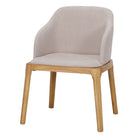 Set de 4 sillas tapizadas de madera de haya Lucie