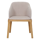 Set de 4 sillas tapizadas de madera de haya Lucie